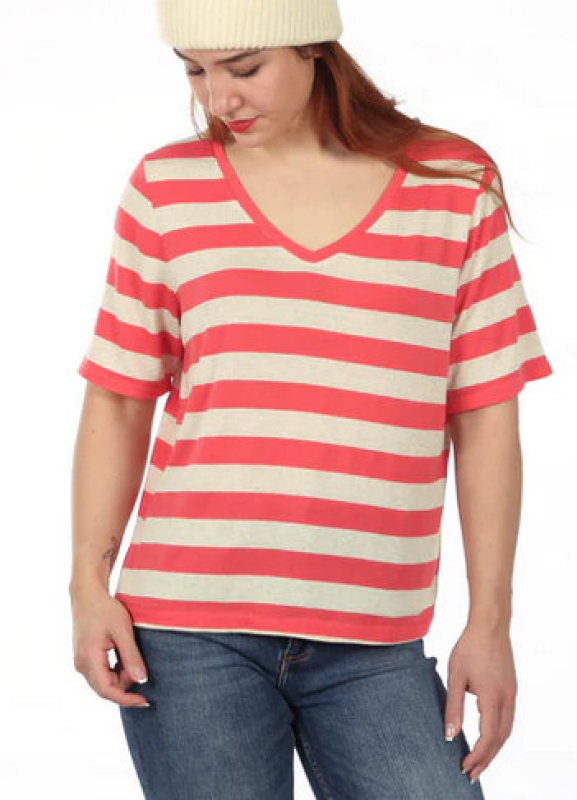 Studio Schnittreif - FRAU Kay - V-Shirt PAPIERSCHNITT